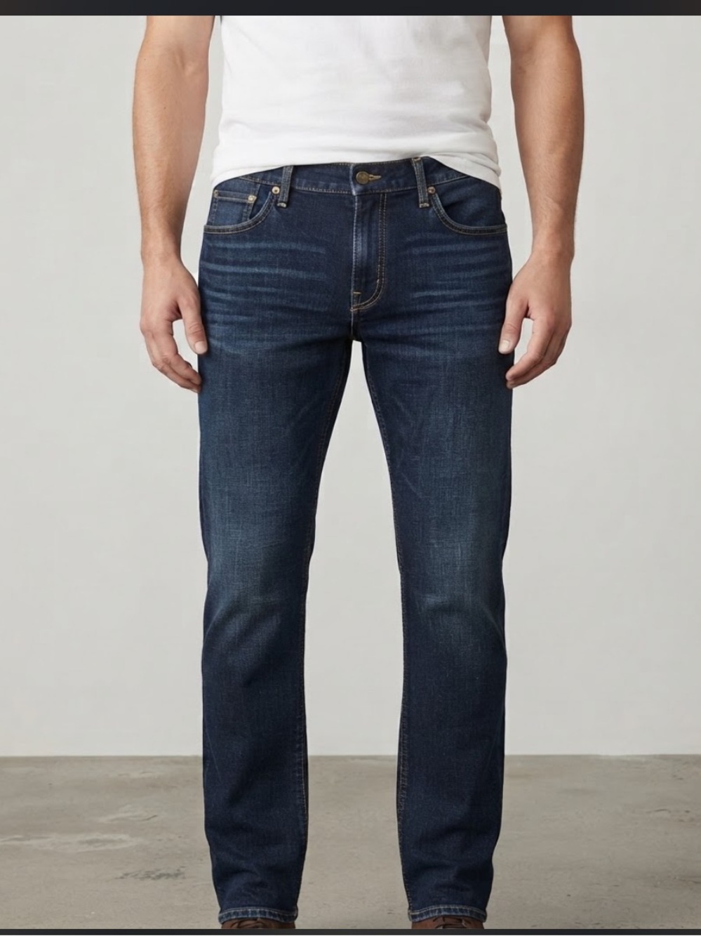 Lucky Brand 329 Classic Straight Men's Dark Wash Jeans Size 36x34